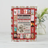 孫の贈り物|私の孫がおばあちゃんの愛を 招待状 (スタンド正面)