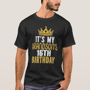 孫の16誕生日16歳の男の子 Tシャツ