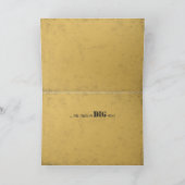 孫の2番目の誕生日パーソナライズ名トラック カード (内部)