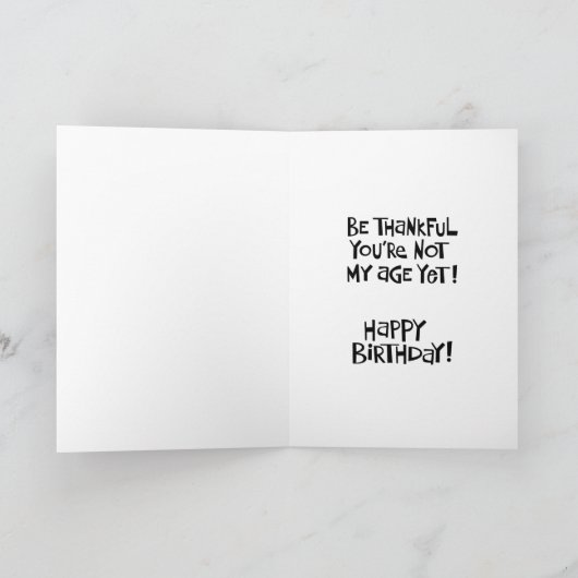 孫の28誕生日 カード (内部)