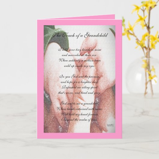 孫のTouch カード (黄色い花)