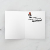 孫はハロウィン煩わせ、音を立てます カード (内部)