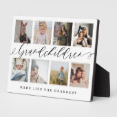 孫は人生を最も壮大な写真集にする フォトプラーク (側面)