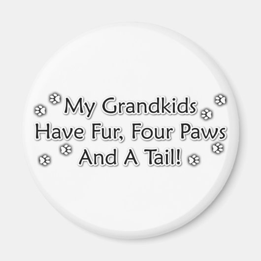 孫は動物 マグネット (正面)