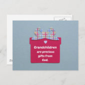 孫は神大切からの贈り物 ポストカード (正面/裏面)