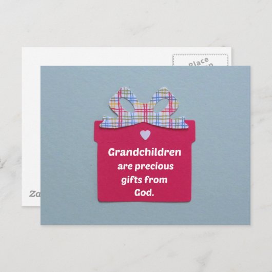 孫は神大切からの贈り物 ポストカード (正面/裏面)