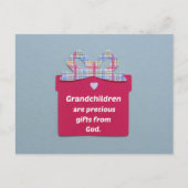 孫は神大切からの贈り物 ポストカード (正面)