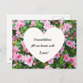 孫は私たちのハートを愛で満たす。 ポストカード (正面/裏面)