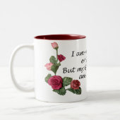 孫は貴重です ツートーンマグカップ (左)