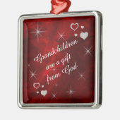 孫は贈り物の形見 メタルオーナメント (左)