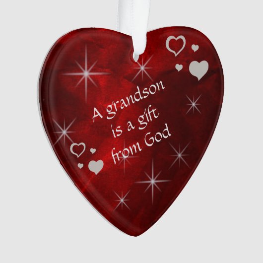 孫は贈り物 オーナメント (正面)