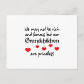 孫は高価ではない ポストカード (正面)