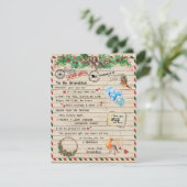 孫へのプレゼント, 孫と祖父, 鳥好き 招待状 (スタンド正面)