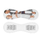 孫への引用文2枚カスタムの写真 野球ボール (パネル)