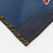 孫への手紙贈り物ラブ男の赤ちゃん贈与アイディア フリースブランケット (角)