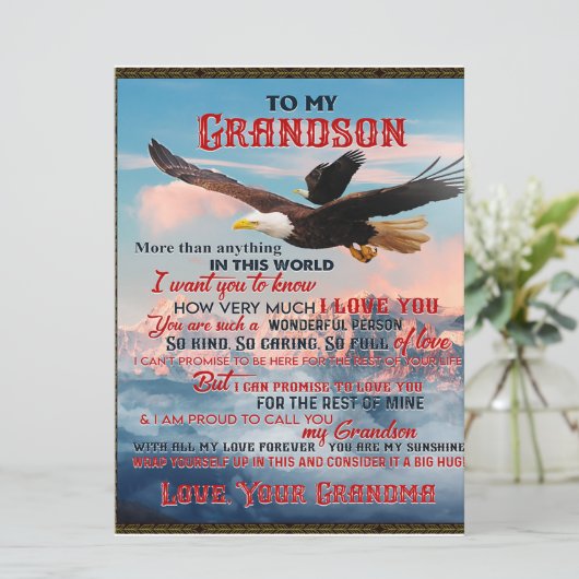 孫への手紙贈り物ラブ男の赤ちゃん贈与アイディア メニュー (スタンド正面)