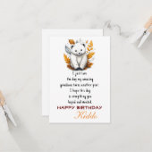 孫への願い カード (正面/裏面インサイチュ)