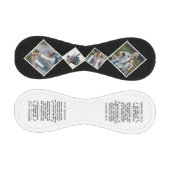 孫への4枚の写真による卒業祝い 野球ボール (パネル)