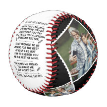 孫への4枚の写真による卒業祝い