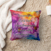 孫よ、もっと大きな色鮮やかな夢を持って クッション (ブランケット)