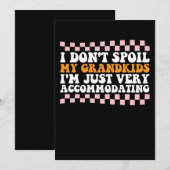 孫を甘やかしてるわけじゃない、私はただとても寛容なだけ 招待状 (正面/裏面)