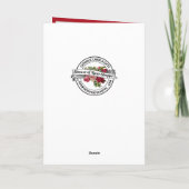 孫エレガント卒業聖ハートバラ  カード (裏面)