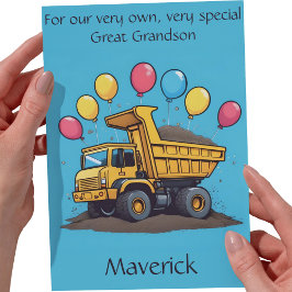 孫カスタマイズ素晴らし誕生日詩カード 案内状