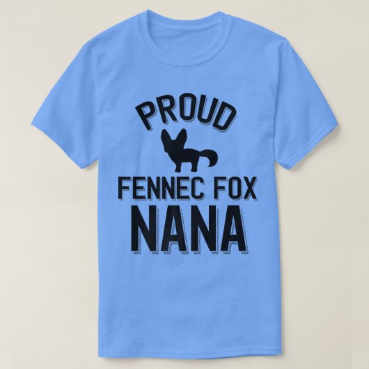 孫カッコいい親のFennec Fo Nana Pr誇りを持った Tシャツ (デザイン正面)
