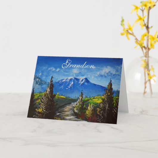 孫カード カード (黄色い花)