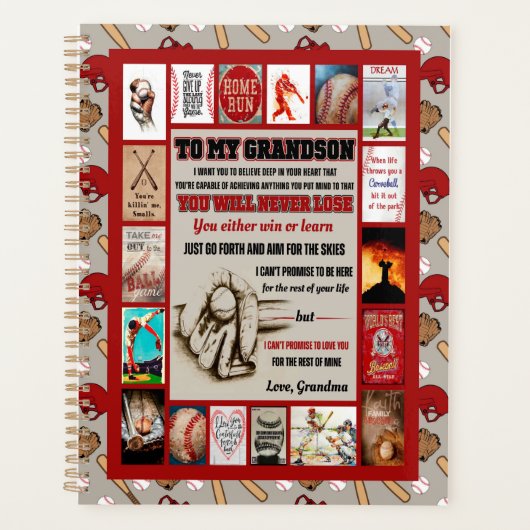 孫ギフト |おばあちゃんの孫愛へ プランナー手帳 (正面)