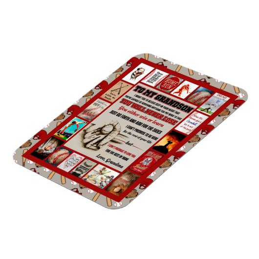 孫ギフト |おばあちゃんの孫愛へ マグネット (左側)