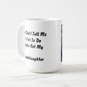 孫クリスマスの孫の写真ギフト コーヒーマグカップ (正面左)