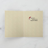 孫クリスマスカントリーテディベア シーズンカード (内部)