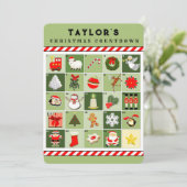 孫クリスマスカード サンキューカード (スタンド正面)