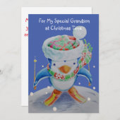 孫クリスマスグリーティングカード シーズンカード (正面/裏面)