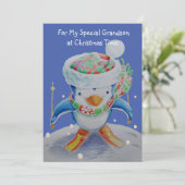 孫クリスマスグリーティングカード シーズンカード (スタンド正面)