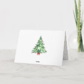 孫クリスマスサンタ雪だるまルドルフCard カード (裏面)