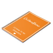 孫ジャーナルへの手紙 ノートブック (左側)