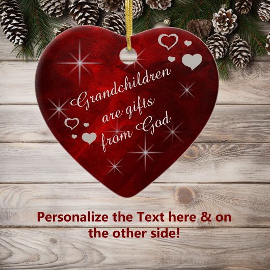 孫スターハートキープサケ セラミックオーナメント