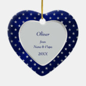 孫スターハートキープサケ セラミックオーナメント (裏面)