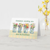 孫セントパトリックスデイラックと恵み カード (黄色い花)