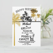 孫ハッピーバースデーバイク誇りを持った 招待状 (スタンド正面)