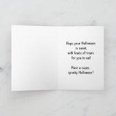 孫ハロウィンモンスターズ、サッカーボール付き カード (内部)