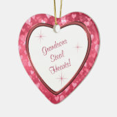 孫ハート記念 セラミックオーナメント (左)