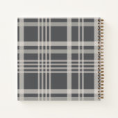 孫バッファロープレイドの木の写真への手紙 ノートブック (裏面)