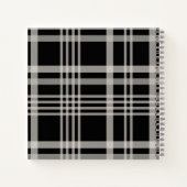 孫バッファロープレイドの木の写真への手紙 ノートブック (裏面)