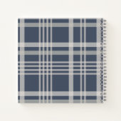 孫バッファロープレイドの木の写真への手紙 ノートブック (裏面)