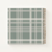 孫バッファロープレイドの木の写真への手紙 ノートブック (裏面)