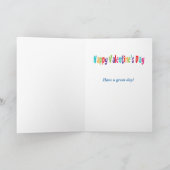 孫バレンタインデー恐竜 カード (内部)