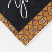 孫パーソナライズされたから孫娘への手紙 フリースブランケット (角)